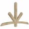 Ekena Millwork Alberta Rough Sawn Timber Gable Bracket, Douglas Fir, 72"W x 42"H x 4"D x 4"F, 14/12 Pitch GBW072X42X0404ALB00RDF - alternate 5